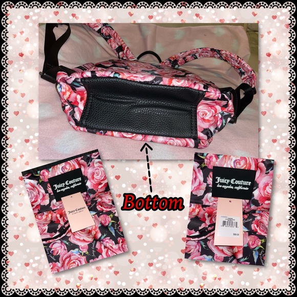 Juicy Couture “In Bloom On d’Right Track” Backpak - Picture 2 of 4